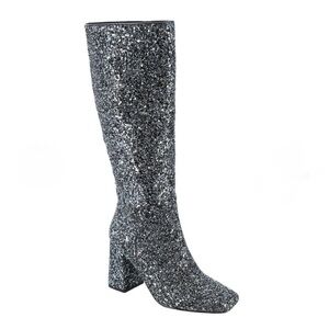 CORKYS YOLO BOOTS - SAPPHIRE BLUE GLITTER - SIZE 9